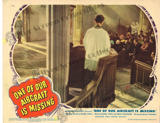 One of Our Aircraft Is Missing (1942) - Original U.S. Lobby Card (11" x 14")