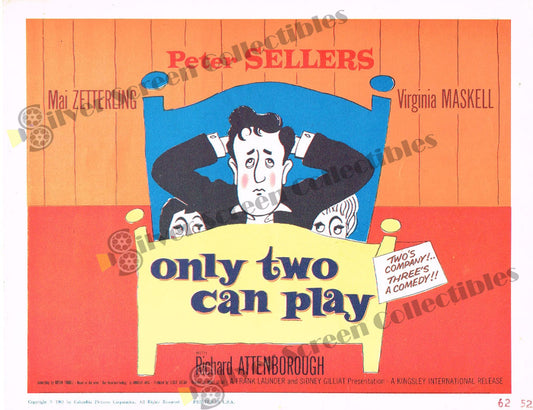 Only Two Can Play (1962) - Original U.S. Lobby Card (11" x 14")