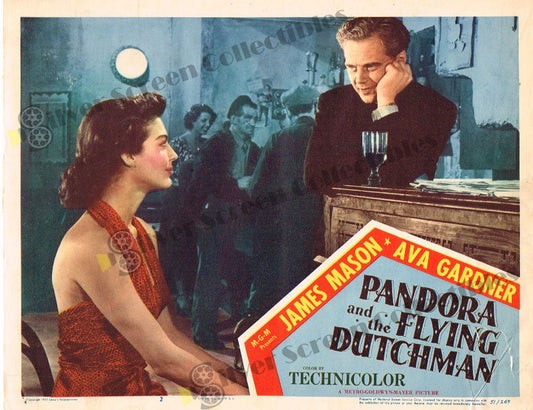 Pandora and the Flying Dutchman (1951) - Original U.S. Lobby Card (11" x 14")