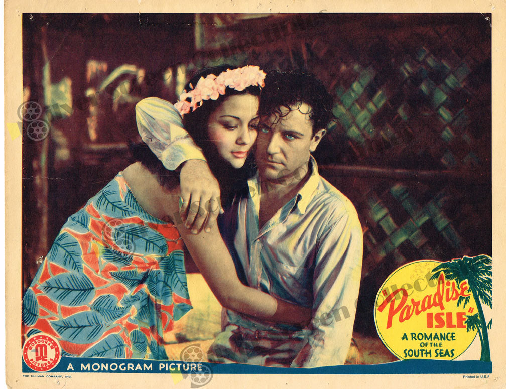 Paradise Isle (1937) - Original U.S. Lobby Card (11" x 14")