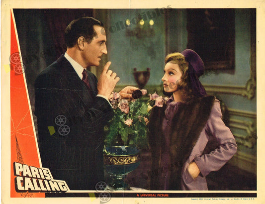 Paris Calling (1941) - Original U.S. Lobby Card (11" x 14")