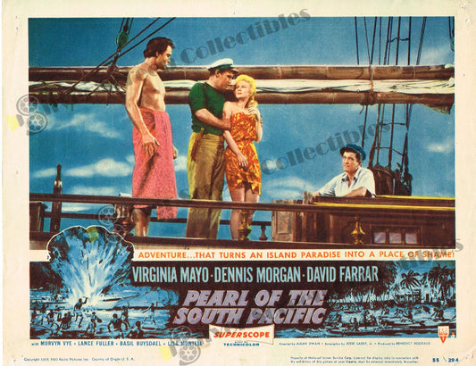 Pearl of the South Pacific (1955) - Original U.S. Lobby Card (11" x 14")