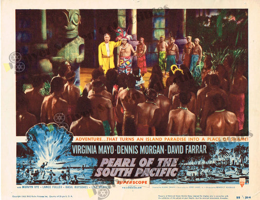 Pearl of the South Pacific (1955) - Original U.S. Lobby Card (11" x 14")