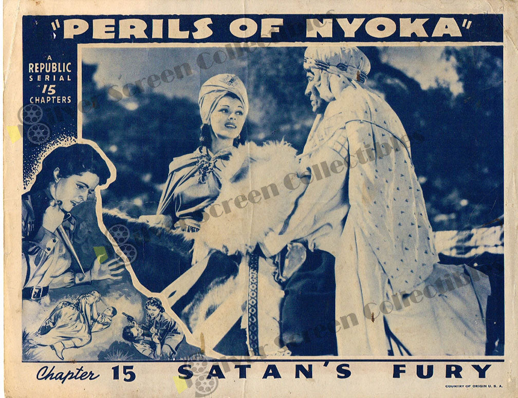 Perils of Nyoka (1942) - Original U.S. Lobby Card (11" x 14")