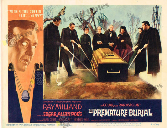 The Premature Burial (1962) - Original U.S. Lobby Card (11" x 14")