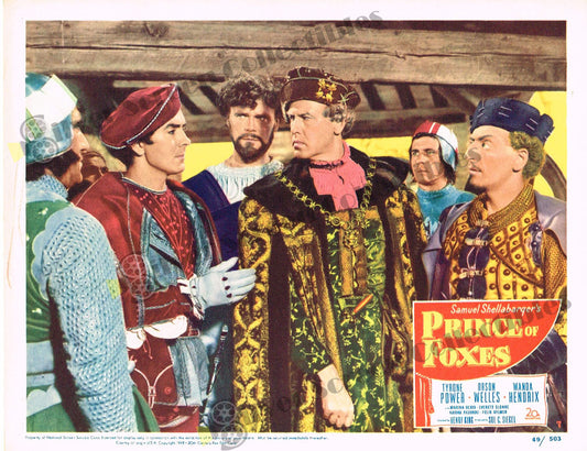 Prince of Foxes (1949) - Original U.S. Lobby Card (11" x 14")