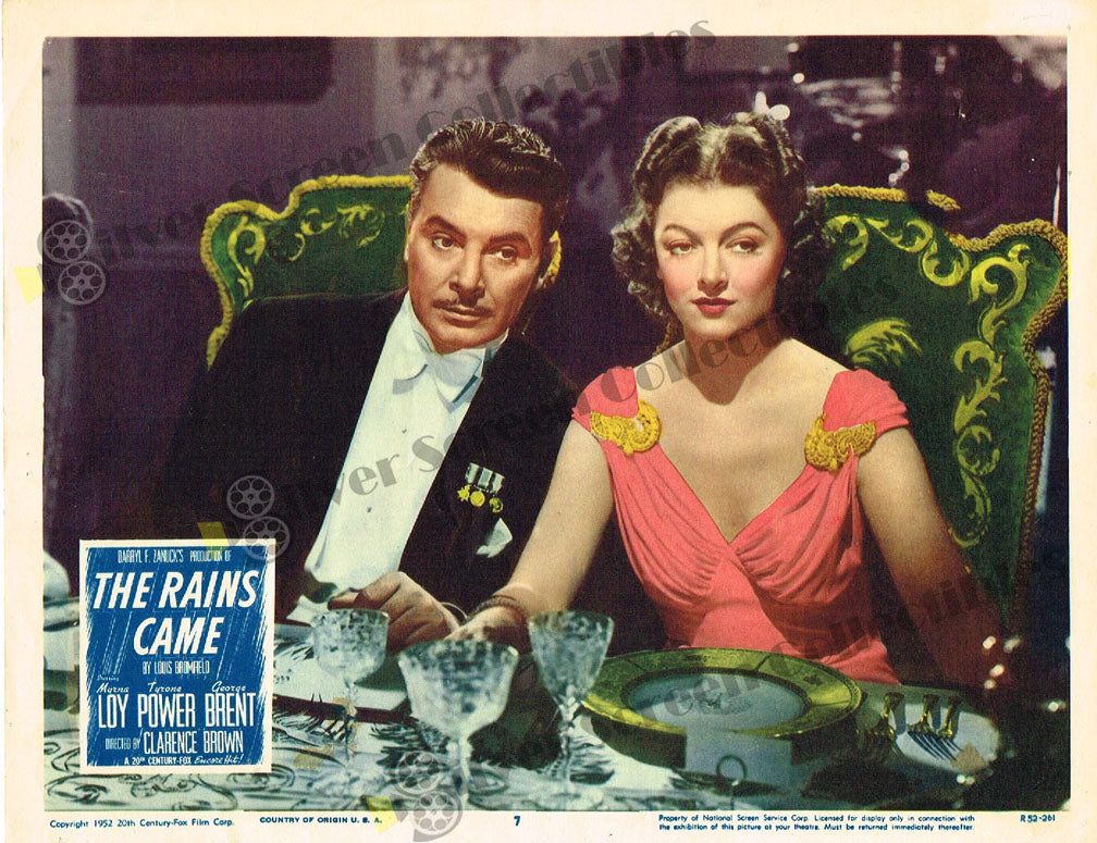 The Rains Came (1939) - Original U.S. Lobby Card (11" x 14")