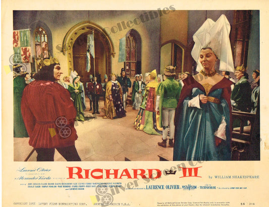 Richard III (1955) - Original U.S. Lobby Card (11" x 14")