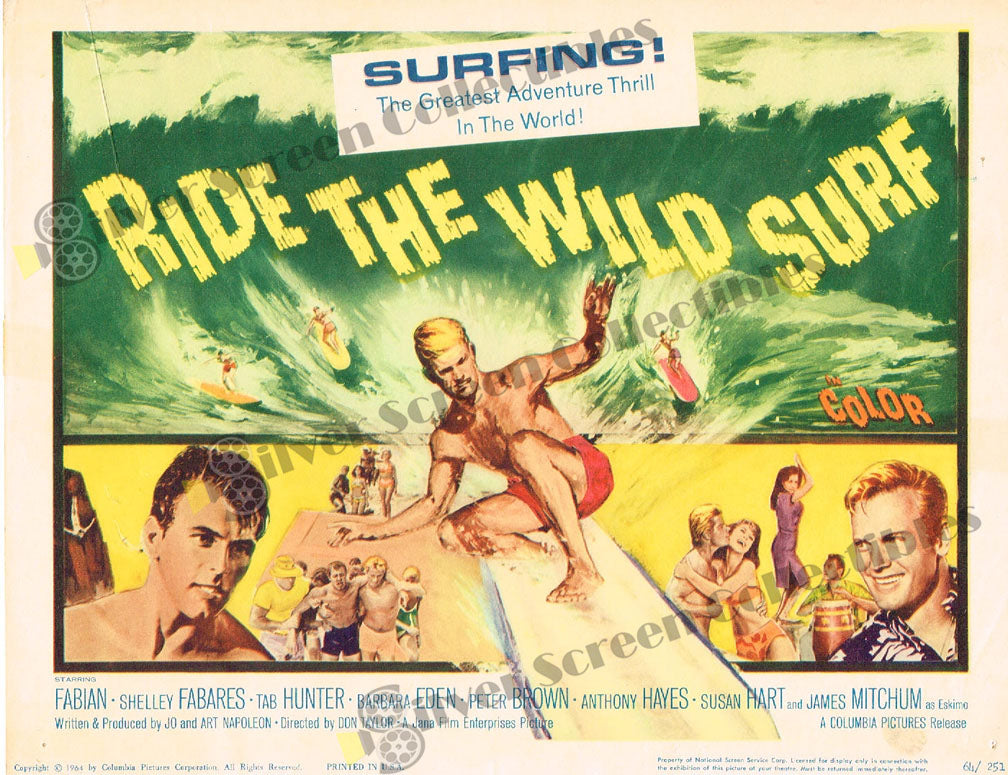 Ride the Wild Surf (1964) - Original U.S. Lobby Card (11" x 14")