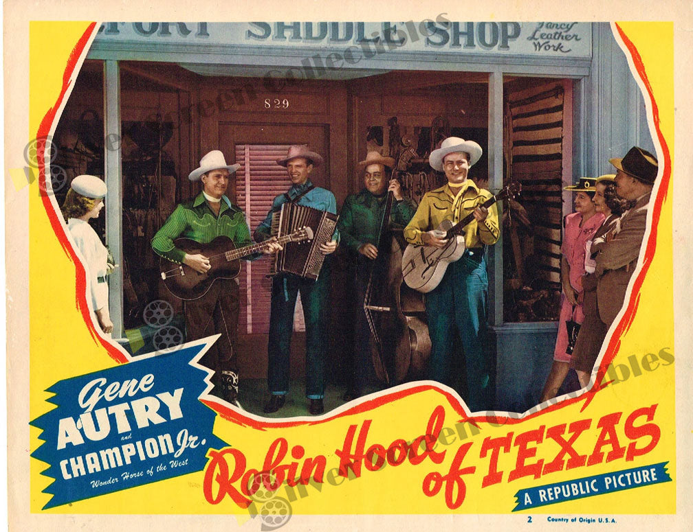 Robin Hood Of Texas (1947) - Original U.S. Lobby Card (11" x 14")