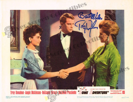 Rome Adventure (1962) - Signed Original U.S. Lobby Card (11" x 14")