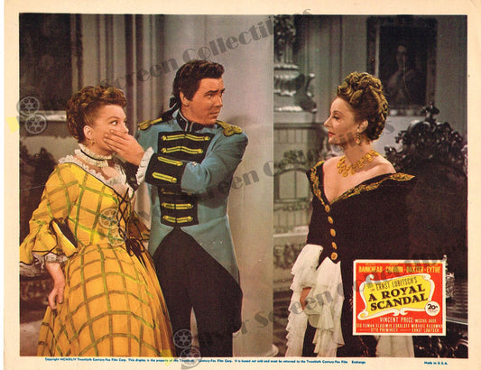 A Royal Scandal (1945) - Original U.S. Lobby Card (11" x 14")