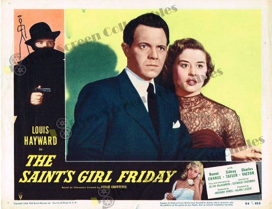 The Saint's Girl Friday (1953) - Original U.S. Lobby Card (11" x 14")