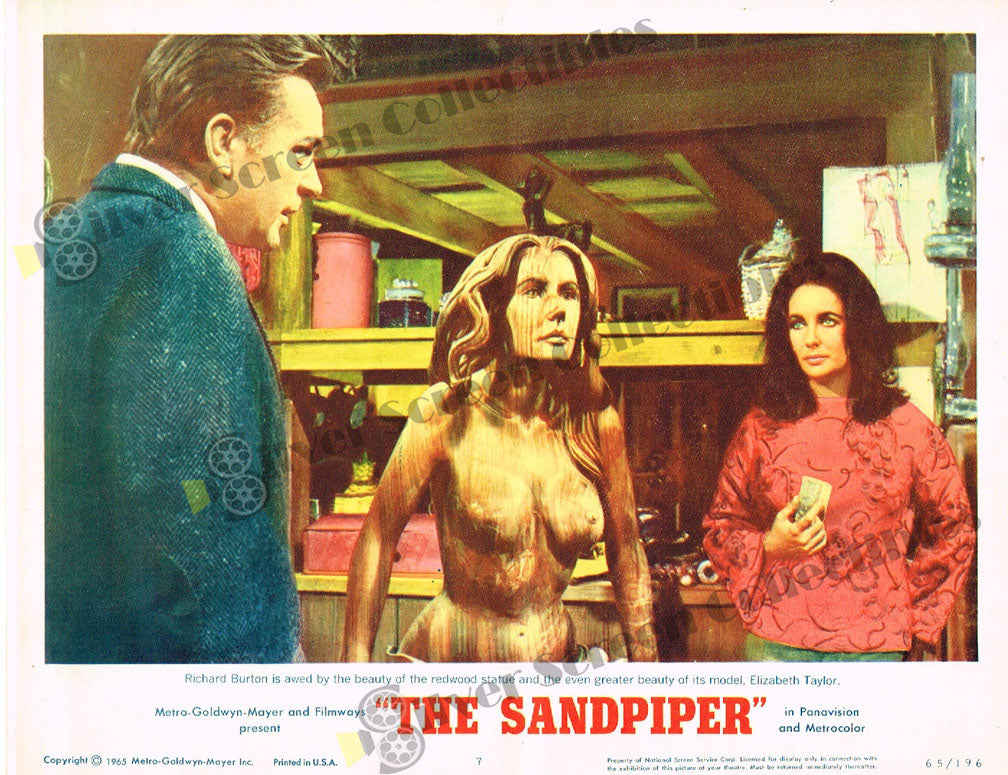 The Sandpiper (1965) - Original U.S. Lobby Card (11" x 14")