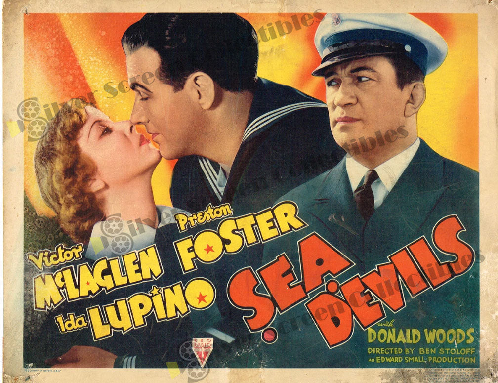 Sea Devils (1937) - Original U.S. Lobby Card (11" x 14")