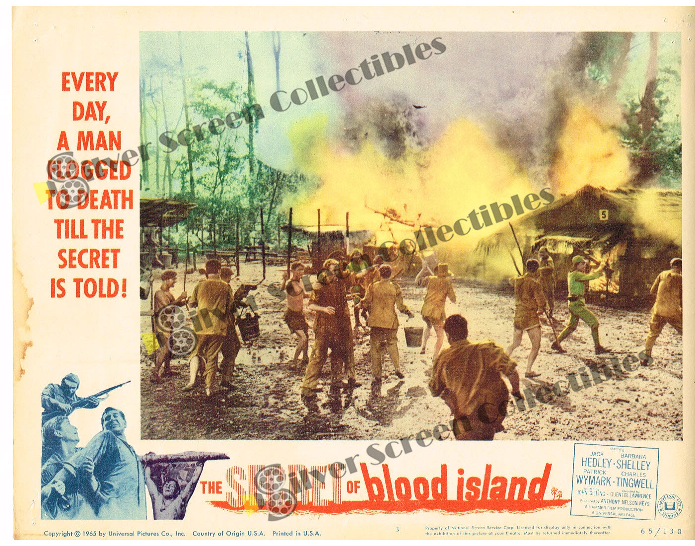 The Secret of Blood Island (1964) - Original U.S. Lobby Card SET(11" x 14")