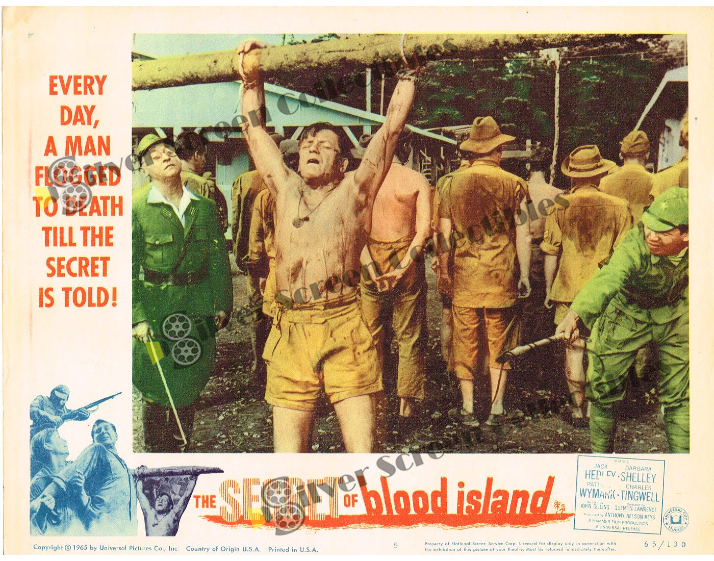 The Secret of Blood Island (1964) - Original U.S. Lobby Card SET(11" x 14")