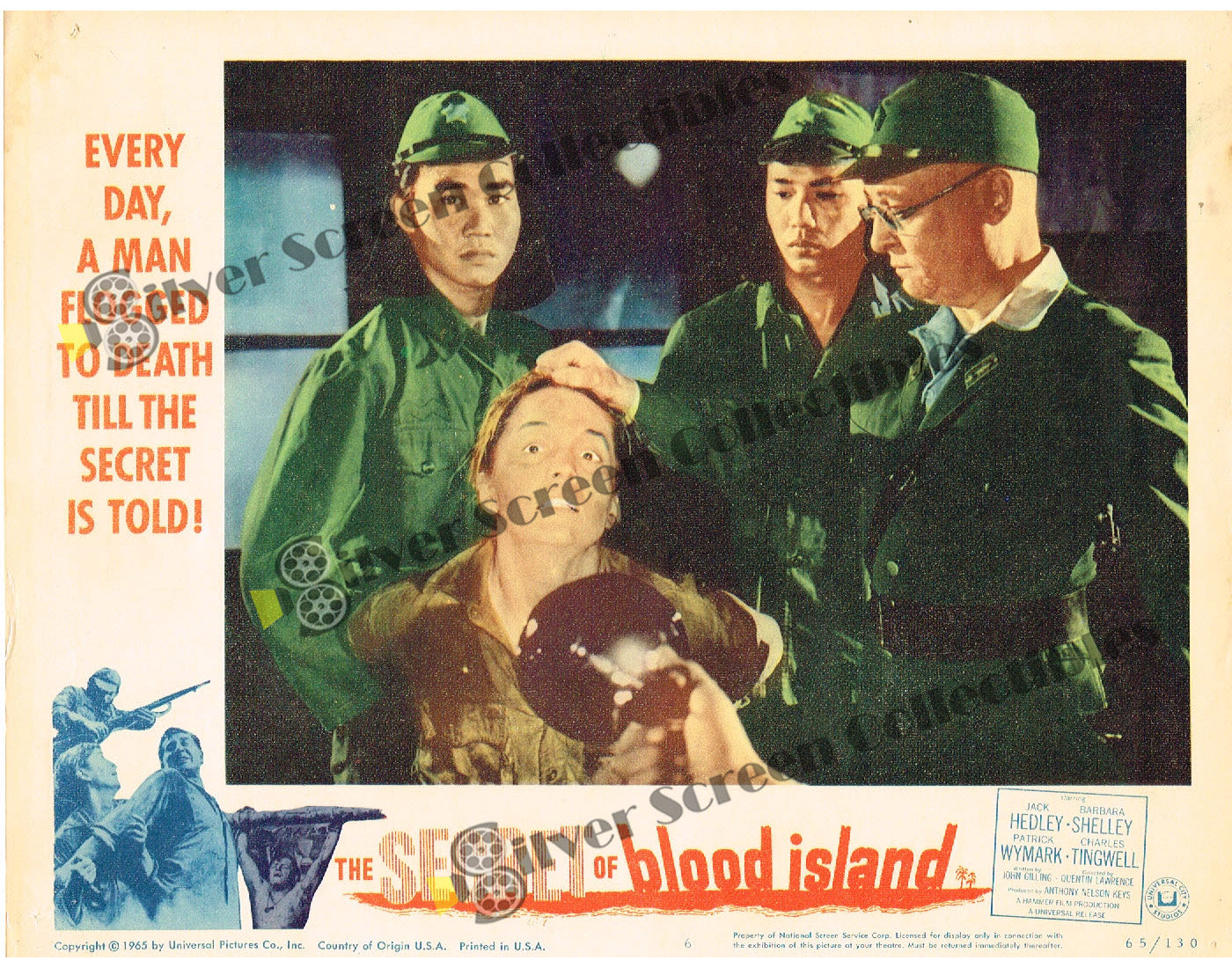 The Secret of Blood Island (1964) - Original U.S. Lobby Card SET(11" x 14")