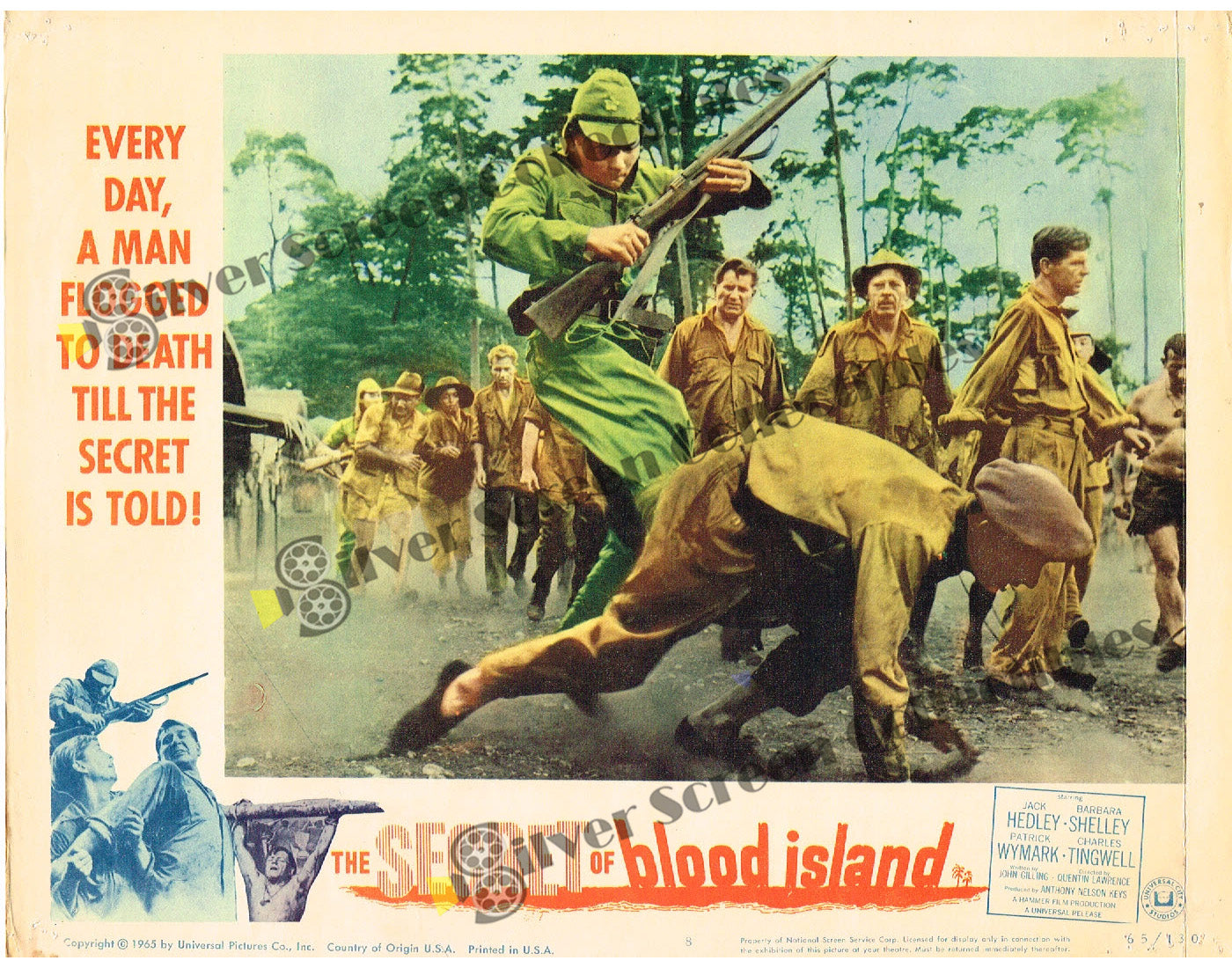 The Secret of Blood Island (1964) - Original U.S. Lobby Card SET(11" x 14")