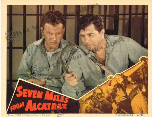 Seven Miles from Alcatraz (1942) - Original U.S. Lobby Card (11" x 14")