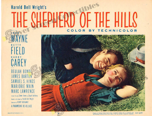 The Shepherd of the Hills (1941) - Original U.S. Lobby Card (11" x 14")