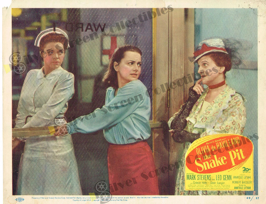 The Snake Pit (1948) - Original U.S. Lobby Card (11" x 14")