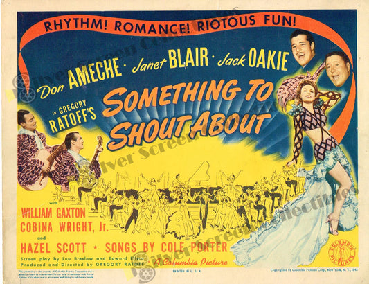 Something to Shout About (1943) - Original U.S. Lobby Card (11" x 14")