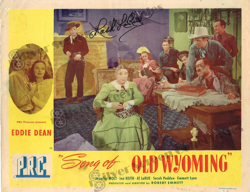 Song of Old Wyoming (1945) - Signed Original U.S. Lobby Card (11" x 14")
