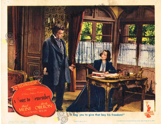 A Song to Remember (1945) - Original U.S. Lobby Card (11" x 14")