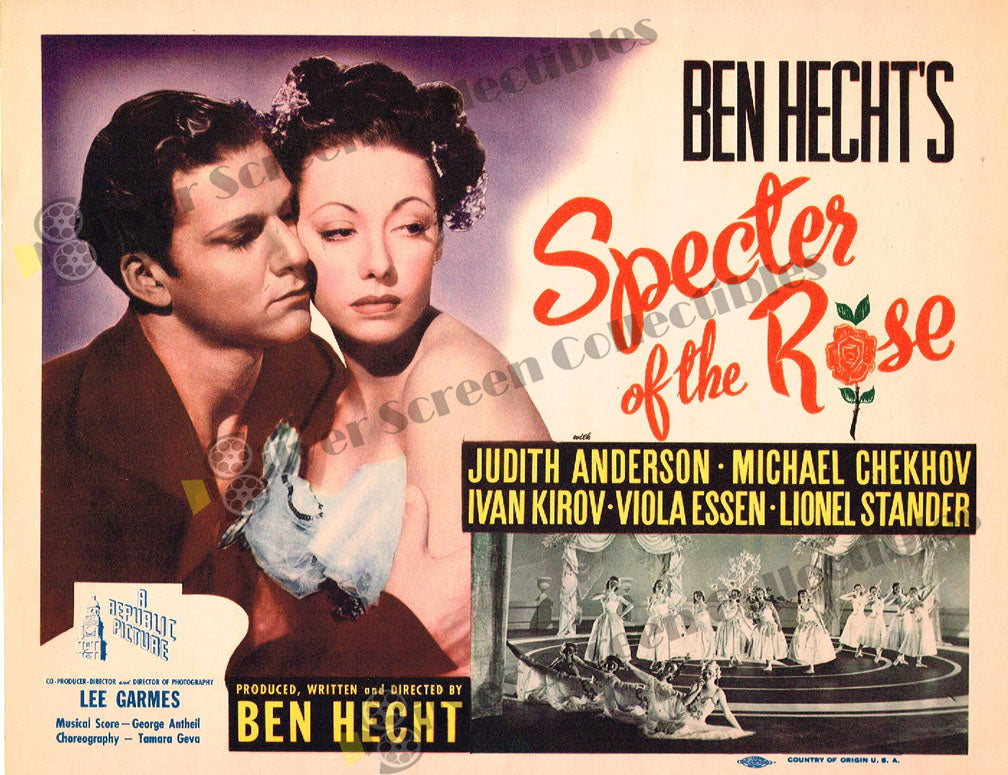 Specter of the Rose (1946) - Original U.S. Lobby Card (11" x 14")