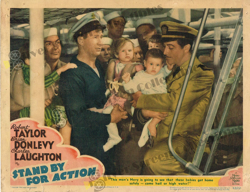 Stand by for Action (1942) - Original U.S. Lobby Card (11" x 14")