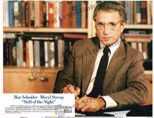 Still of the Night (1982) - Original U.S. Lobby Card (11" x 14")