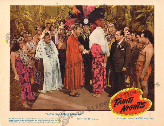Tahiti Nights (1944) - Original U.S. Lobby Card (11" x 14")
