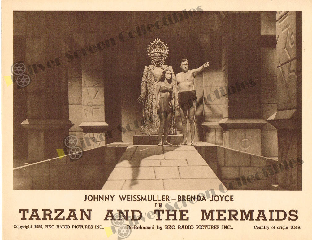 Tarzan and the Mermaids (1948) - Original U.S. Lobby Card (11" x 14")