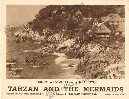 Tarzan and the Mermaids (1948) - Original U.S. Lobby Card (11" x 14")