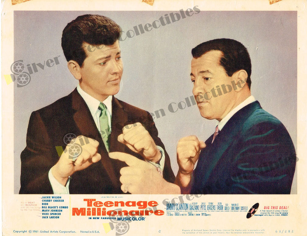 Teenage Millionaire (1961) - Original U.S. Lobby Card (11" x 14")
