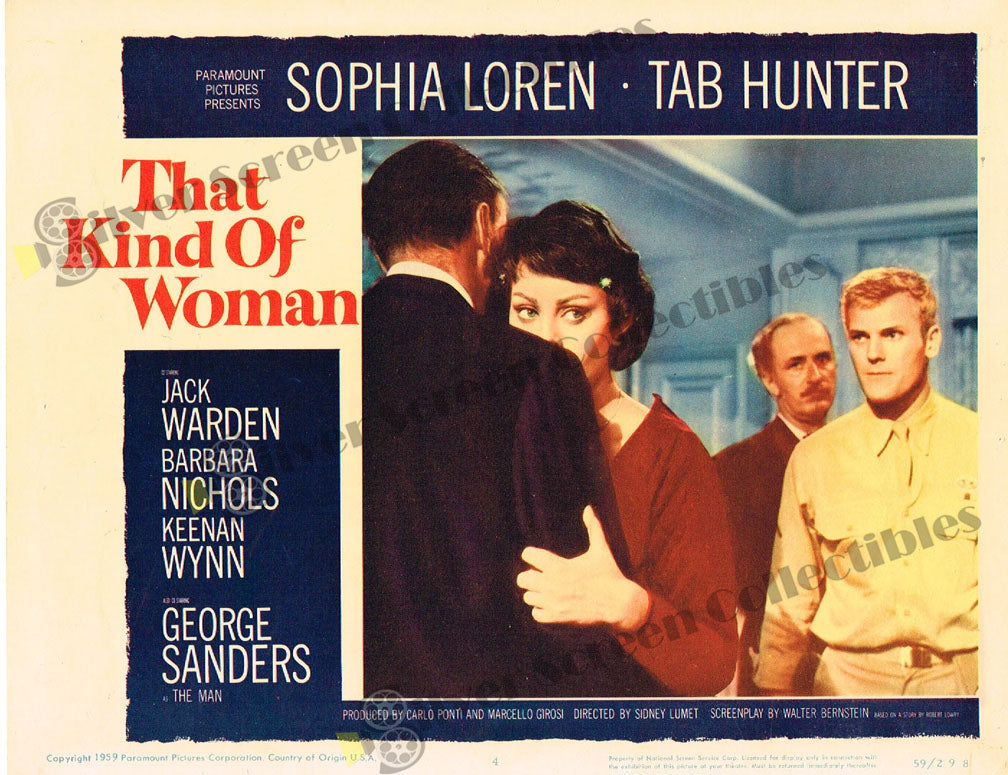 That Kind of Woman (1959) - Original U.S. Lobby Card (11" x 14")