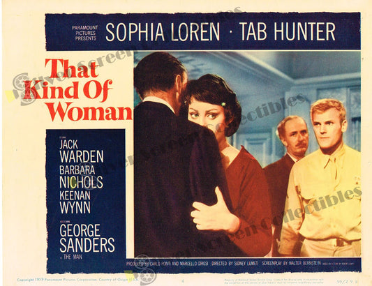 That Kind of Woman (1959) - Original U.S. Lobby Card (11" x 14")