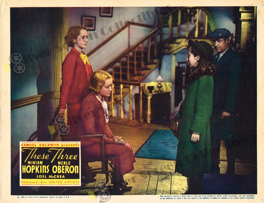 These Three (1936) - Original U.S. Lobby Card (11" x 14")