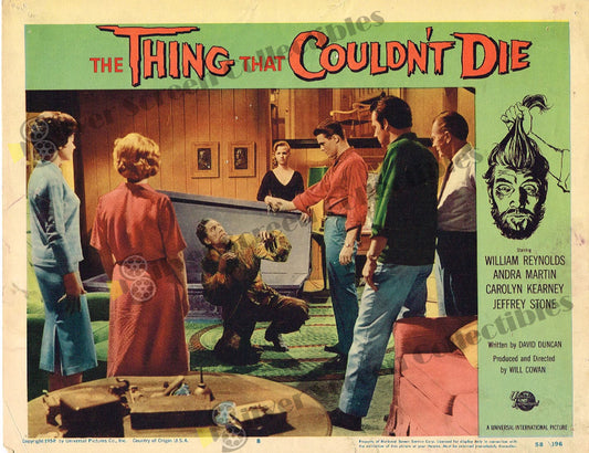 The Thing That Couldn't Die (1958) - Original U.S. Lobby Card (11" x 14")