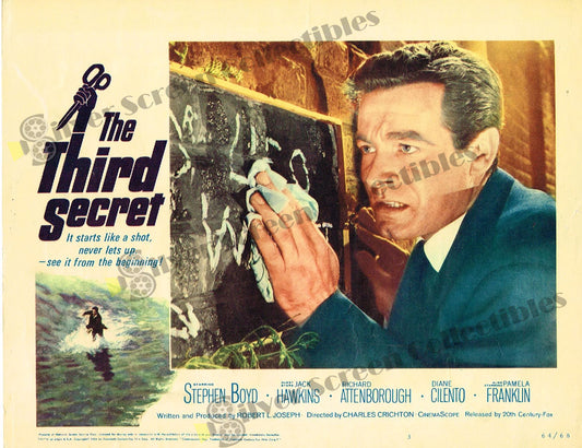 The Third Secret (1964) - Original U.S. Lobby Card (11" x 14")