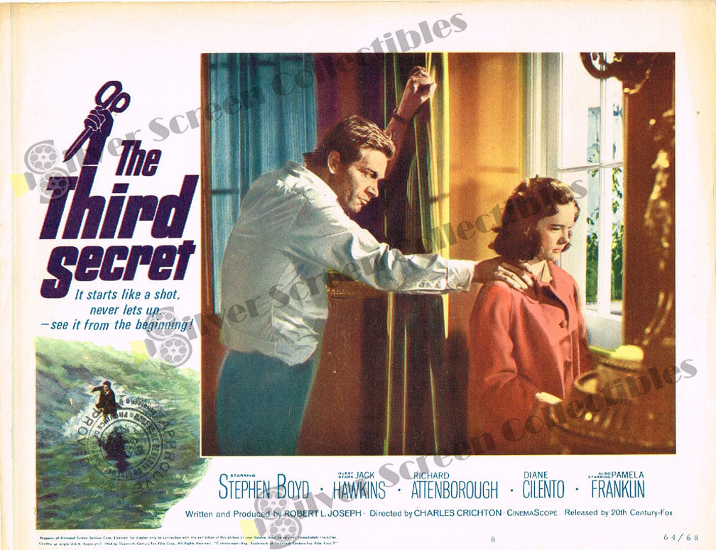 The Third Secret (1964) - Original U.S. Lobby Card (11" x 14")