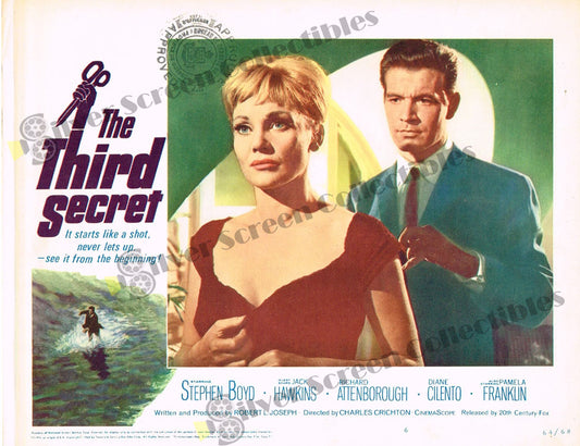 The Third Secret (1964) - Original U.S. Lobby Card (11" x 14")