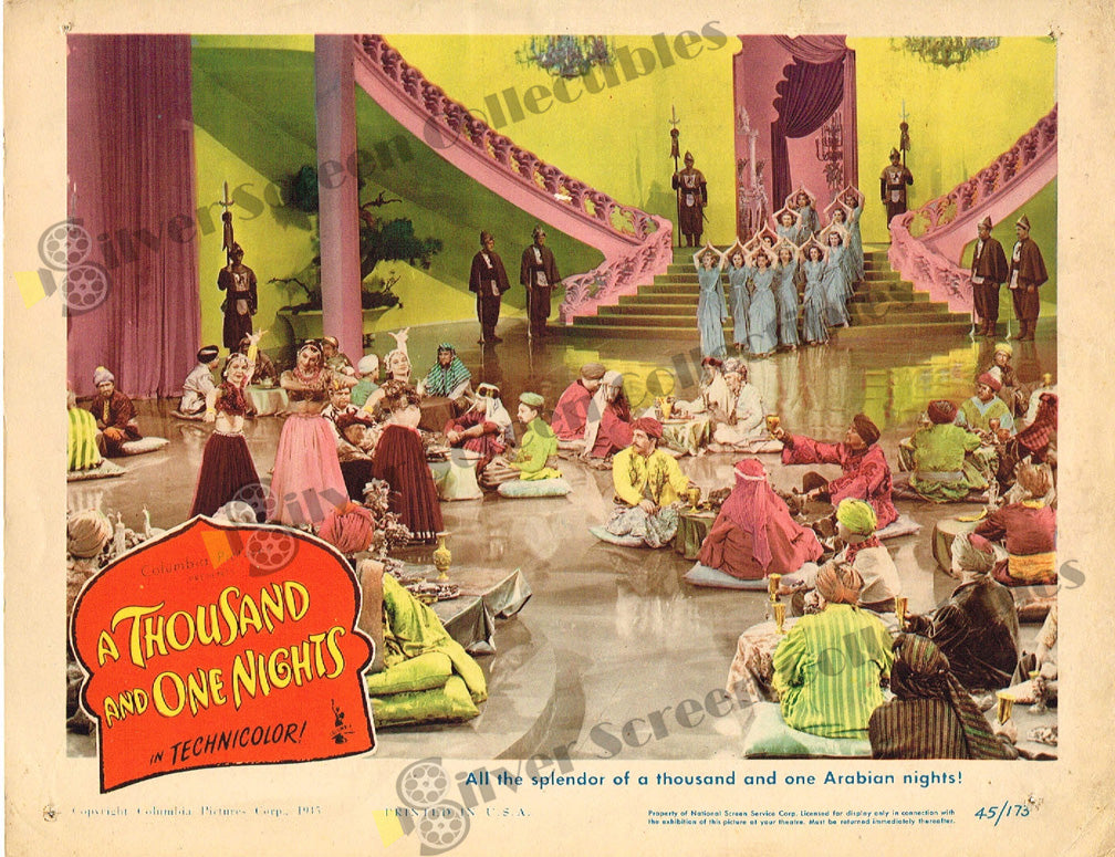 A Thousand and One Nights (1945) - Original U.S. Lobby Card (11" x 14")