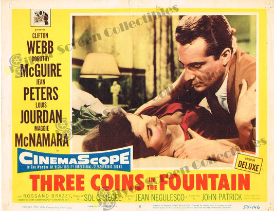 Three Coins in the Fountain (1954) - Original U.S. Lobby Card (11" x 14")
