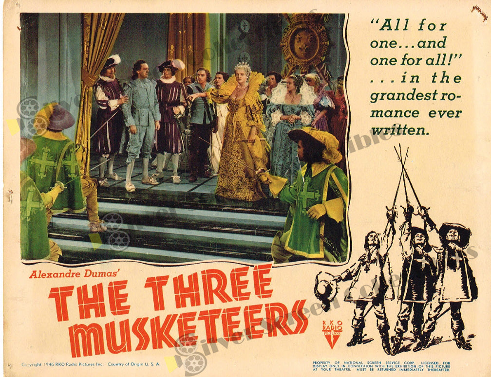 The Three Musketeers (1935) - Original U.S. Lobby Card (11" x 14")
