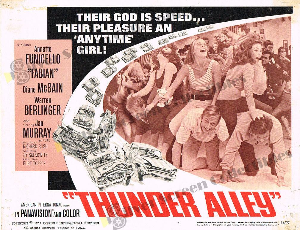 Thunder Alley (1967) - Original U.S. Lobby Card (11" x 14")