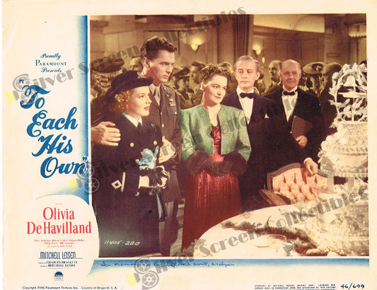 To Each His Own (1946) - Original U.S. Lobby Card (11" x 14")
