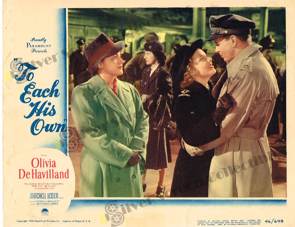 To Each His Own (1946) - Original U.S. Lobby Card (11" x 14")
