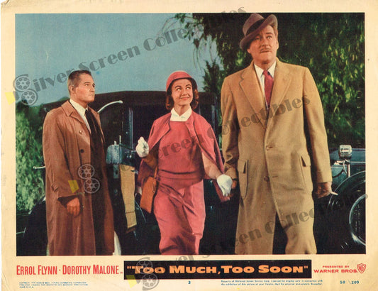 Too Much, Too Soon (1958) - Original U.S. Lobby Card (11" x 14")